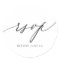 Simple Elegant Calligraphy Black White RSVP