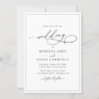Simple Elegant Calligraphy Script Wedding