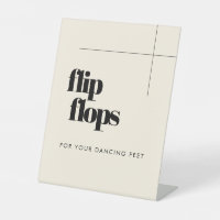 Simple elegant & chic Flip Flops wedding