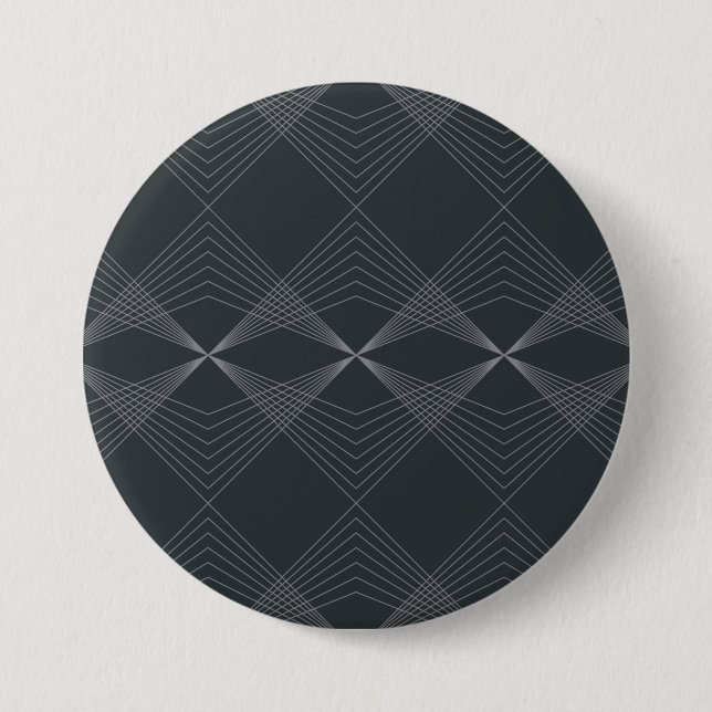 Simple, elegant, chic, luxurious line graphic art button (Front)