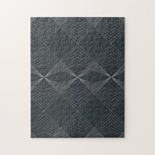 Simple, elegant, chic, luxurious line graphic art jigsaw puzzle (Vertical)