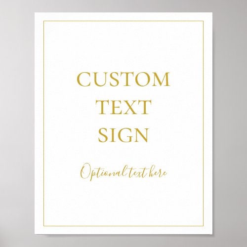 Simple Elegant Christmas Cards  Gifts Custom Sign