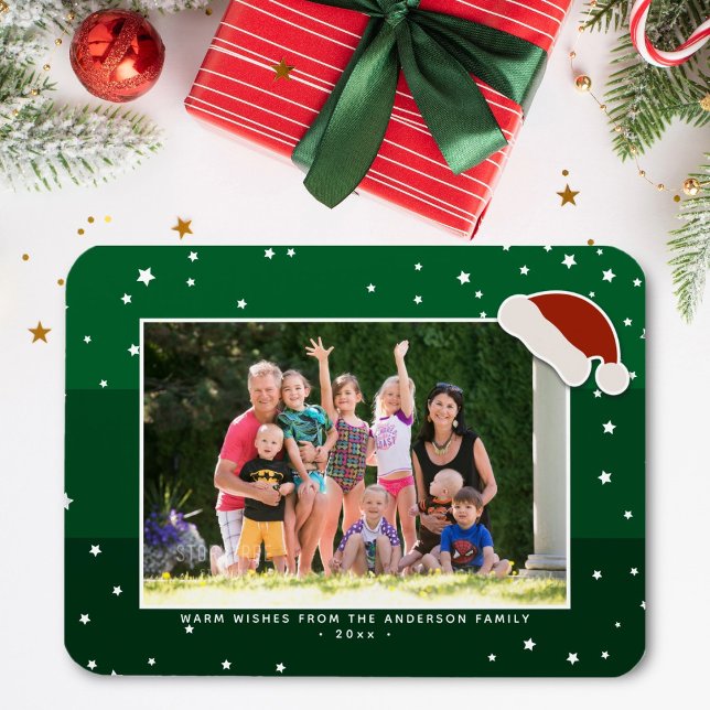 Simple Elegant Christmas Family Photo Magnet (Creator Uploaded)