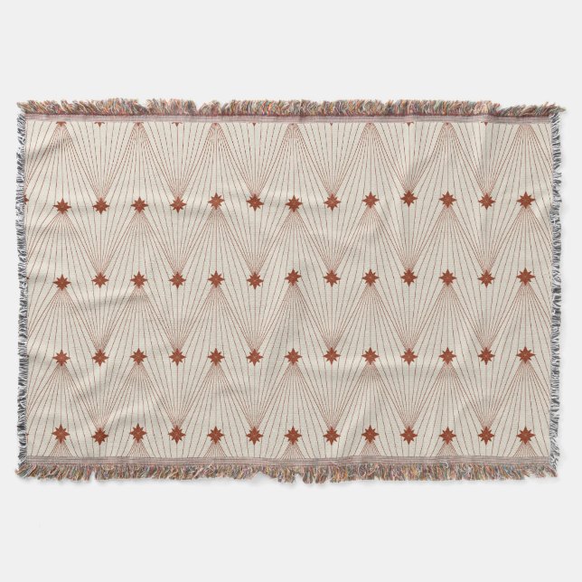 Simple elegant christmas tree  throw blanket (Front)