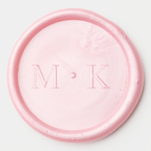 Simple Elegant Classic Wedding Monogram Wax Seal Sticker