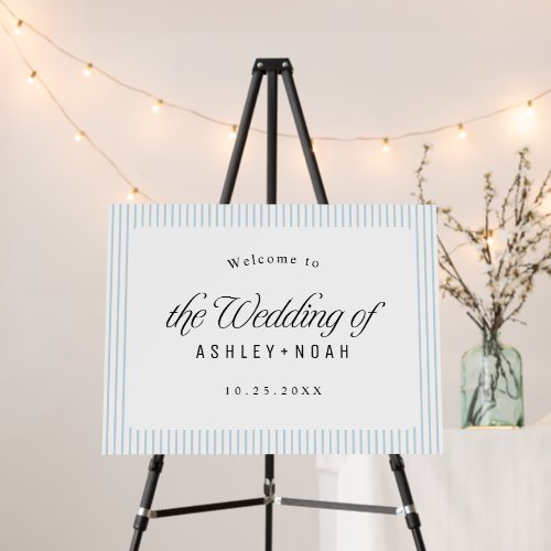 Simple Elegant Classy Script Wedding Welcome Sign