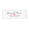 Simple Elegant Clean Heart Line Wedding