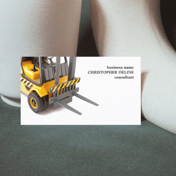 Simple Elegant Clean Logistics Company Business Card by pro_business_card at Zazzle