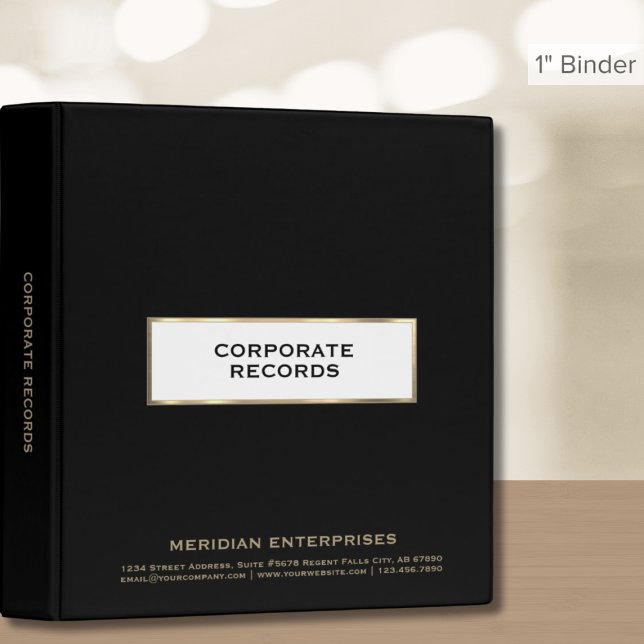 Simple Elegant Corporate Record Book Binder (Creator Uploaded)