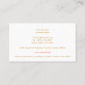 Simple Elegant Cosmetology Spa and Salon Pink 2 Business Card (Back)