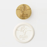 Simple Elegant Couple Initials Wedding  Wax Seal Stamp<br><div class="desc">This design features an elegant yet simple arrangement of the bride's and groom's personalized initials. This design is simple yet elegant in every way. The combination of typography creates a sophisticated, trendy and chic style. Elegant wedding wax seal design with modern elements. The simple setup of the typography gives it...</div>