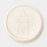 Simple Elegant Couple Initials wedding Wax Seal Sticker<br><div class="desc">Modern and simple initials, Elegant Wax Seal Stamps, a timeless and sophisticated addition to your wedding stationery. These stamps feature a beautifully simple design, blending the bride and groom's initials in a modern, minimalist font. Crafted with precision, they create a seal that adds a personal touch to your invitations, thank-you...</div>