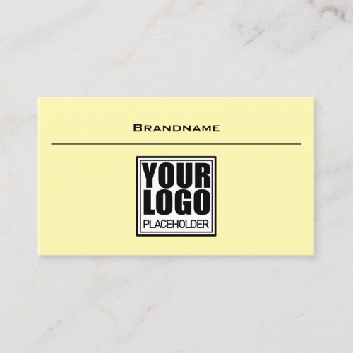 Simple Elegant Cream Colored for Every Business Business Card