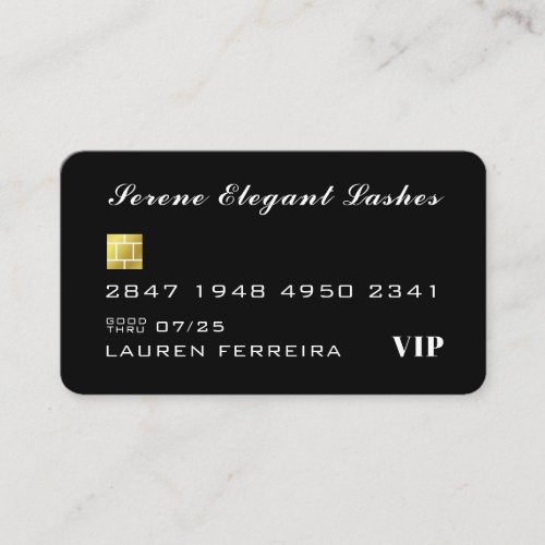 Simple Elegant Credit Card Style Business Card