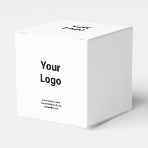 Simple elegant custom add your name marble thanks favor boxes