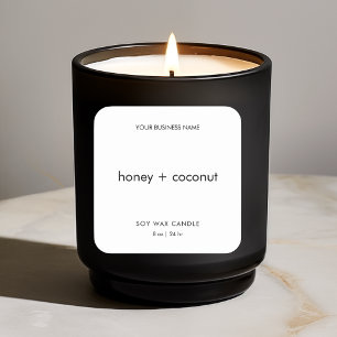  Simple & Elegant Custom Candle Label