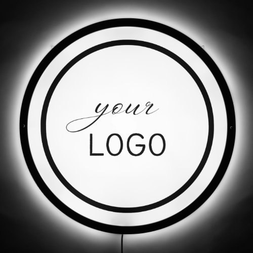 Simple Elegant Custom Logo Business  Home Decor LED Sign