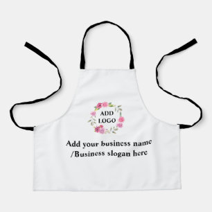 Simple elegant custom logo here company     apron