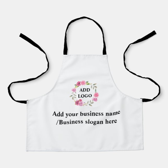 Simple elegant custom logo here company     apron (Front)