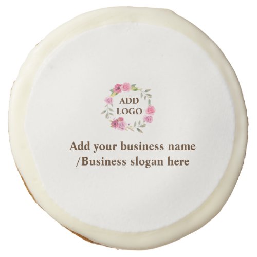 Simple elegant custom logo here company     apron sugar cookie