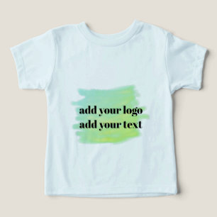 Simple elegant custom logo here company apron toddler t-shirt