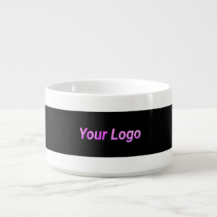 Simple elegant custom logo here company   bowl