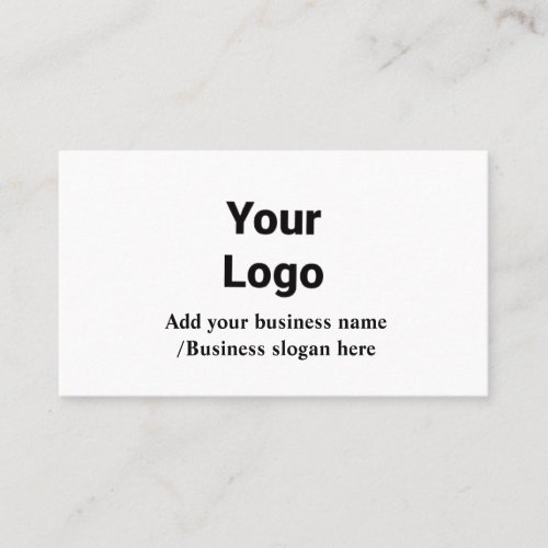 Simple elegant custom logo here company    busines business card
