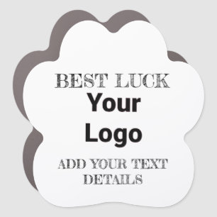 Simple elegant custom logo here company    car mag magnet