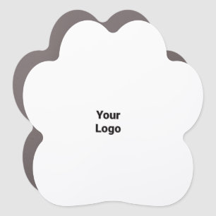 Simple elegant custom logo here company car mag magnet