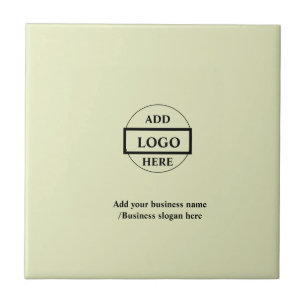 Simple elegant custom logo here company ceramic tile