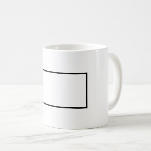 Simple elegant custom logo here company      coffee mug