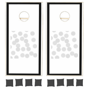 Simple elegant custom logo here company cornhole set