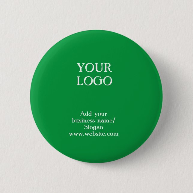 Simple elegant custom logo here company easter gr button (Front)