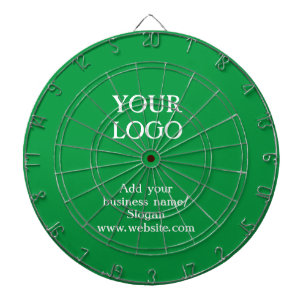 Simple elegant custom logo here company easter gre dart board