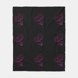 Simple elegant custom logo here company          f fleece blanket