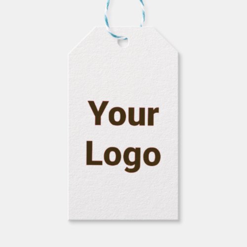 Simple elegant custom logo here company g gift tag