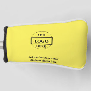 Simple elegant custom logo here company golf head cover