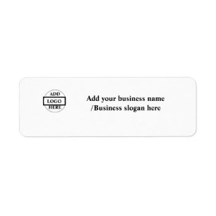 Simple elegant custom logo here company label