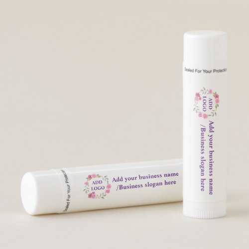 Simple elegant custom logo here company    lip bal lip balm