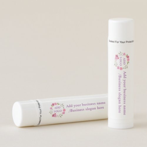 Simple elegant custom logo here company    lip bal lip balm