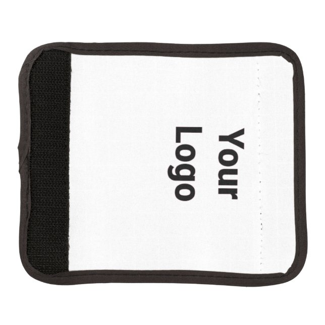 Simple elegant custom logo here company         luggage handle wrap (Front)