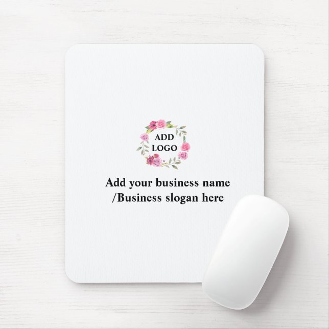 Simple elegant custom logo here company     mouse pad (With Mouse)