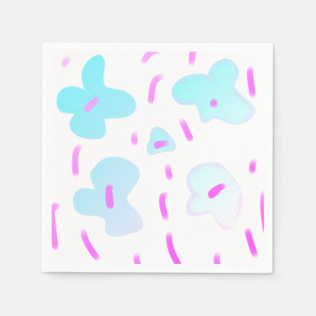 Simple elegant custom logo here company         napkins (Front)