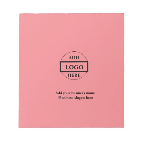 Simple elegant custom logo here company   notepad