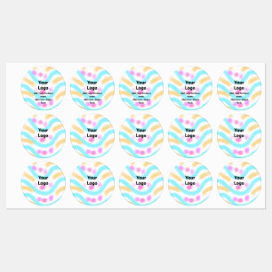 Simple elegant custom logo here company      paper labels