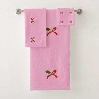 Simple elegant custom logo here company t bath towel set