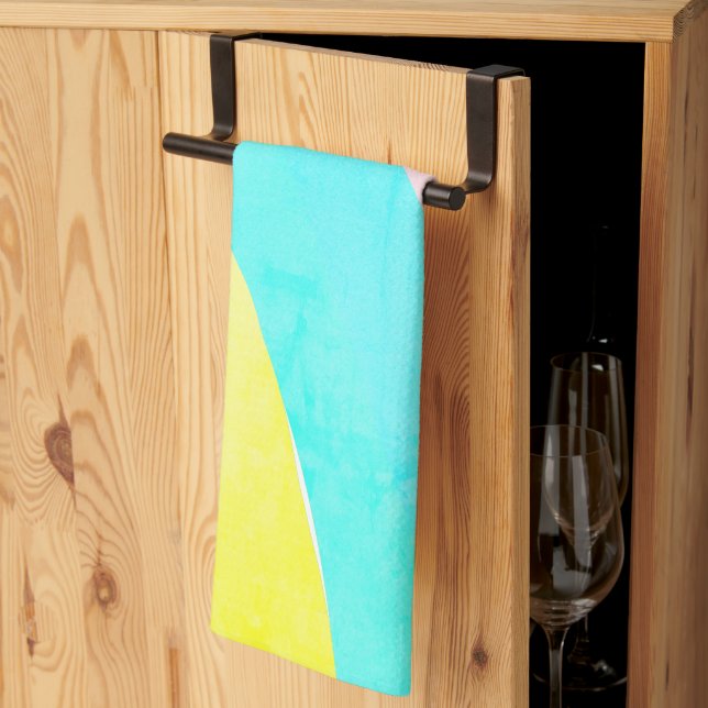Simple elegant custom logo here company          t kitchen towel (Thirds Fold)