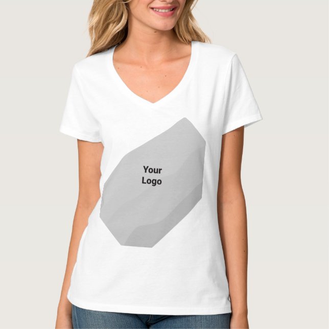 Simple elegant custom logo here company          T T-Shirt (Front)