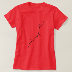 Simple elegant custom logo here company T T-Shirt