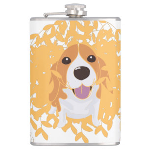 Simple Elegant Cute my dog and halloween  Flask